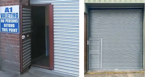 Titan Roller Shutter with Wicket Door - an example of the flexible solutions of Titan Industrial Roller Shutter Doors.
