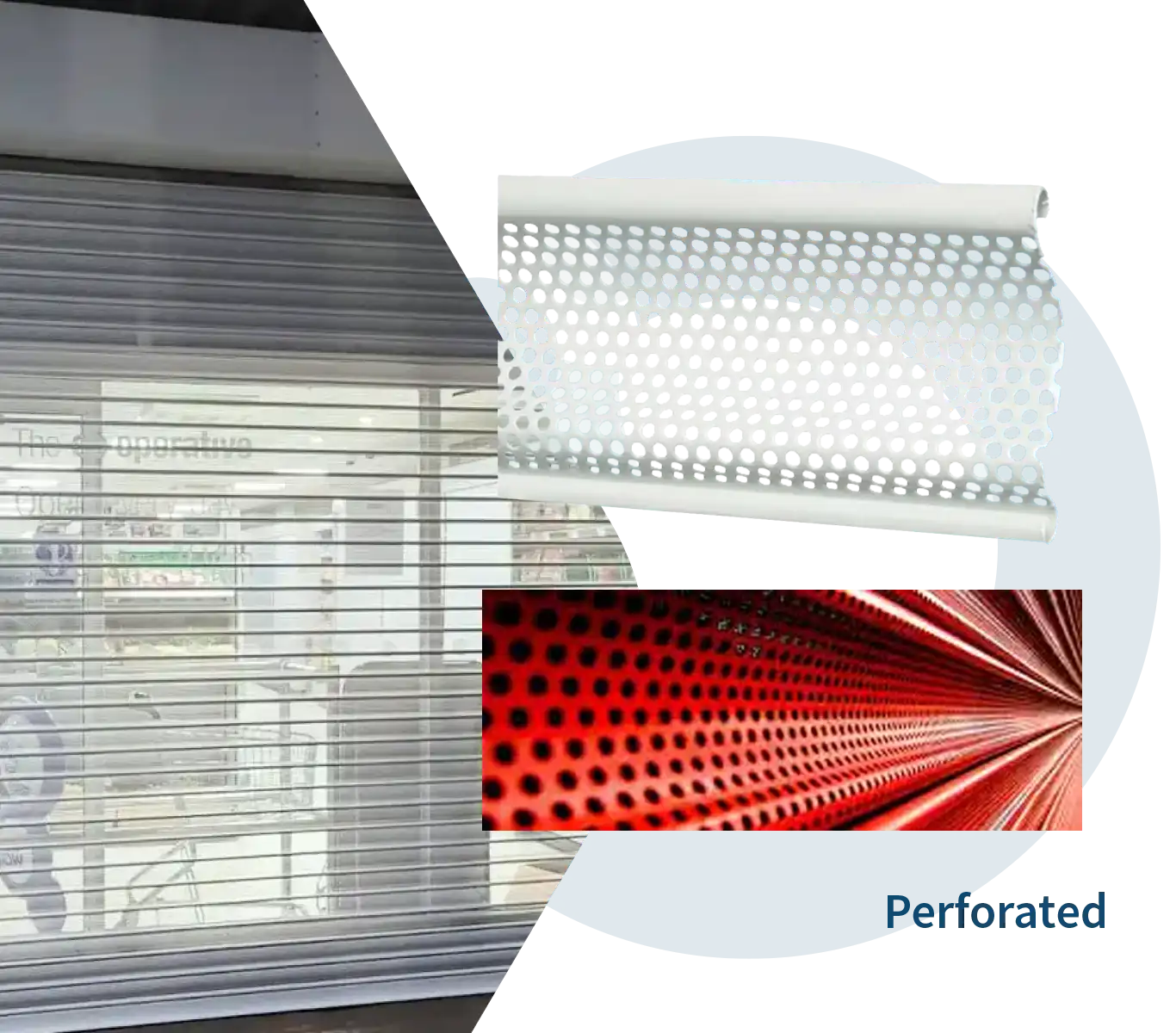 Ultradoor Hybrid Roller Shutter Door Vision Options