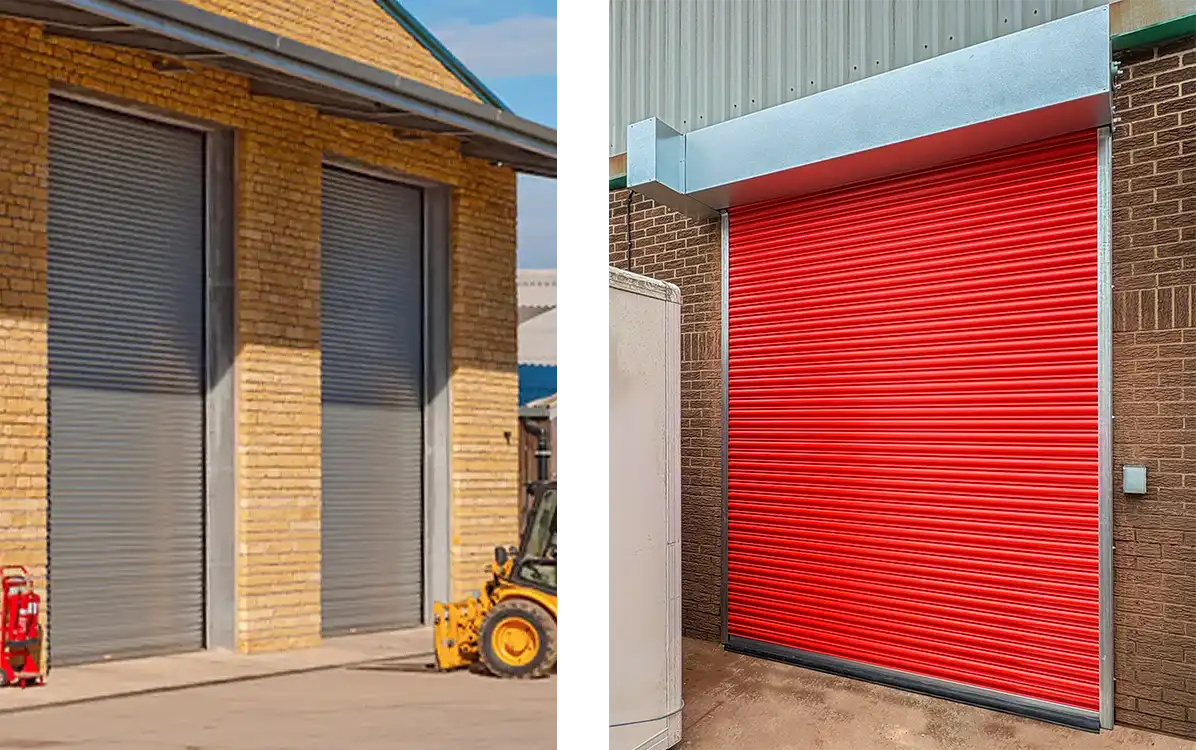 Titan Power Operated Shutter installed externally and internally