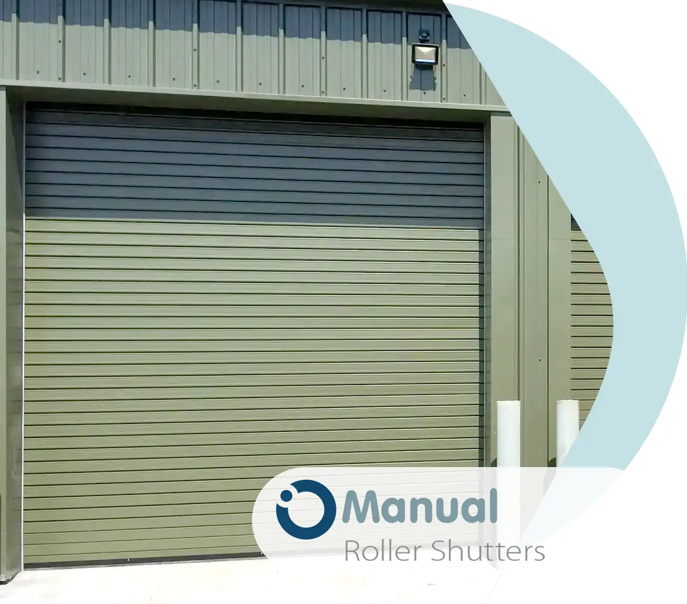 Manually operated roller shutter doors from Priory