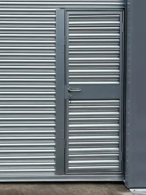 Titan Industrial Steel Roller Shutter Door with Wicket Gate