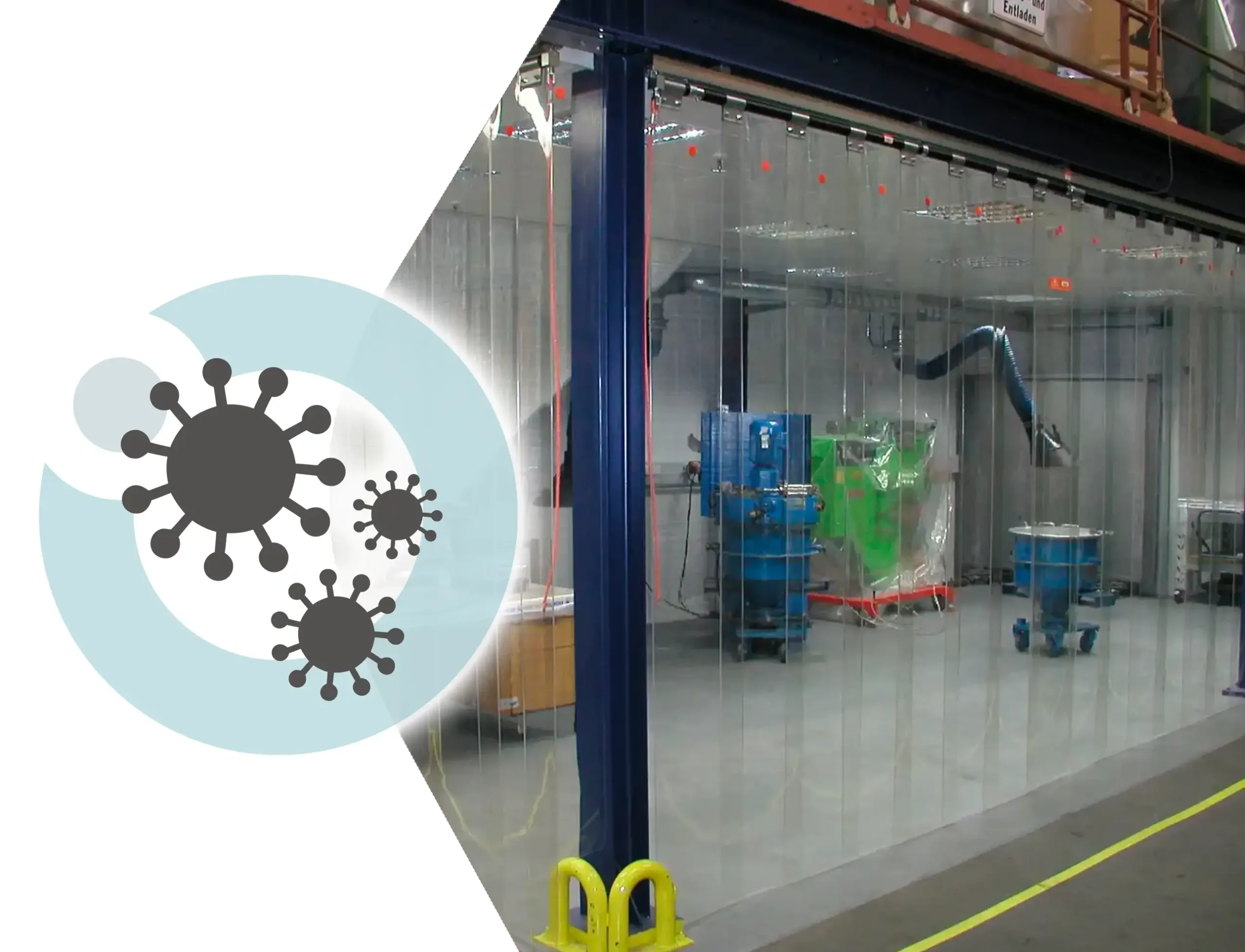 Anti Bacterial Stripflex PVC Strip Curtains